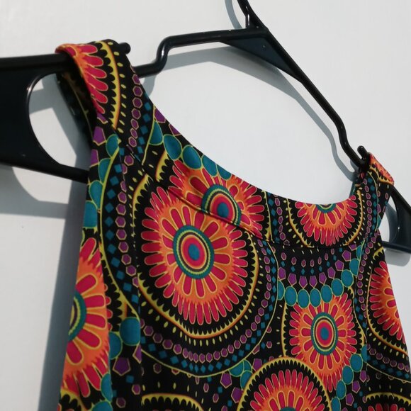 Rafaella Women's Sleeveless Mosaic Circles Print Tank Top Size Large - Picture 4 of 9